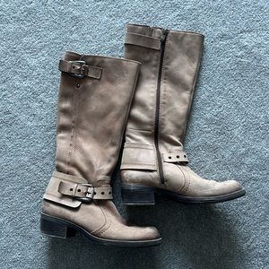 Genuine leather riding boots